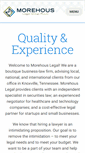 Mobile Screenshot of morehouslegal.com